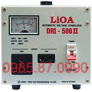 Ổn áp LiOA 0,5KVA DRI-500II