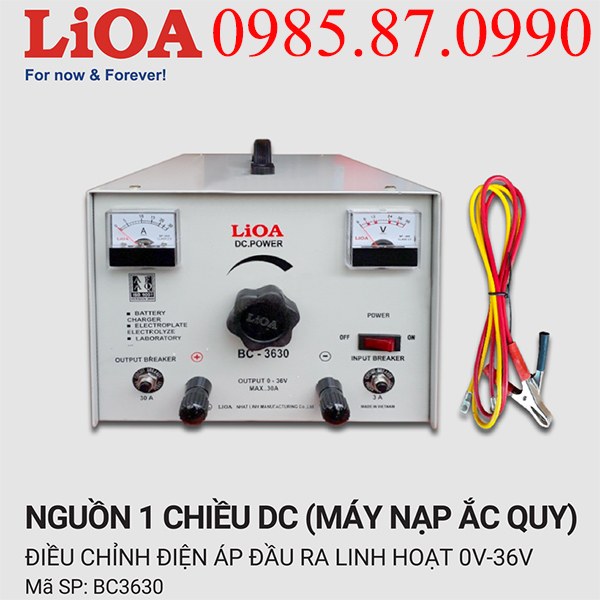 Máy nạp ắc quy LiOA BC3630