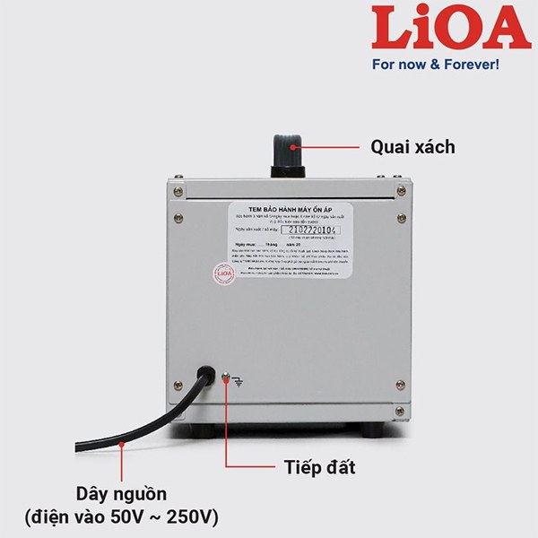 Cách lắp đặt ổn áp LiOA 1KVA DRII-1000II